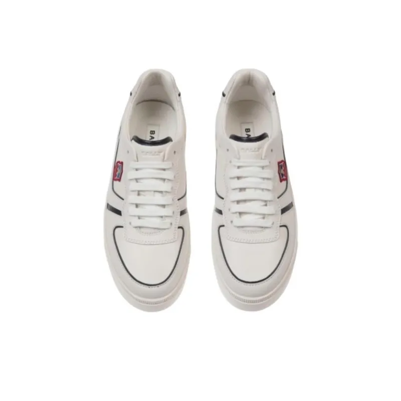 BALLY Raise Series Low Top Skateboard Shoes Women's White-4