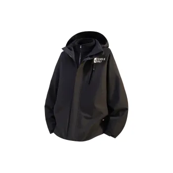 CHARLIE GOLF Water Resistant Windproof Breathable Warm Windbreaker Jacket Unisex