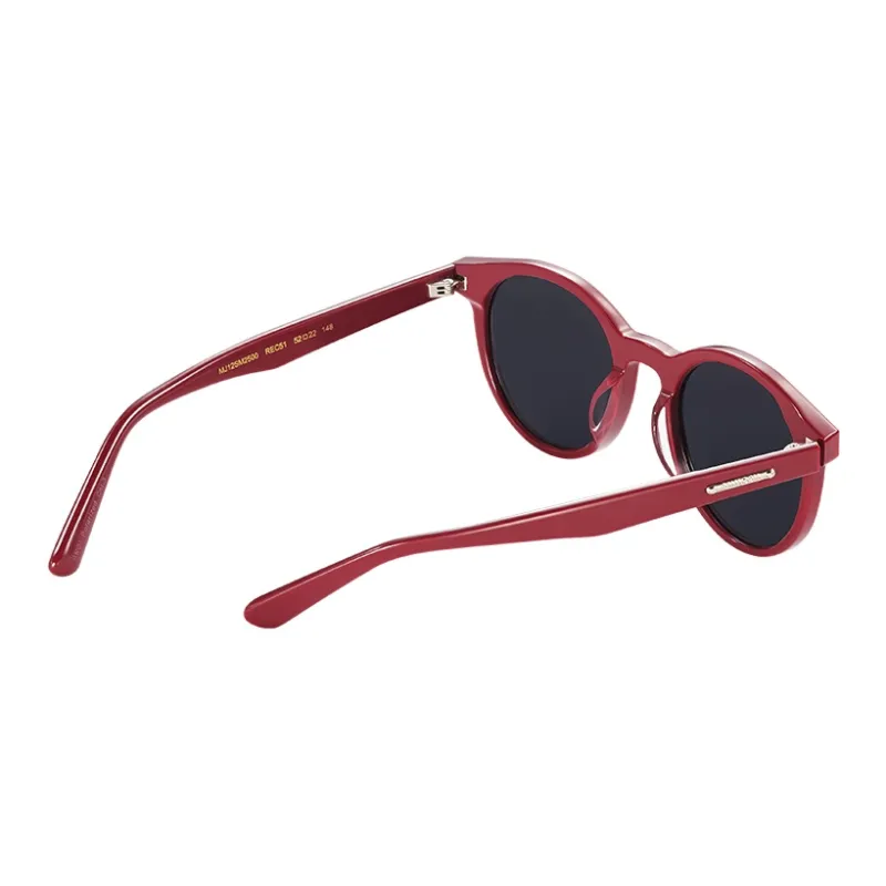 MUJOSH Plate Frame Round Sun Protection Sunglasses With UV Protection Unisex-14