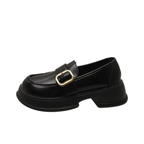 Baibianzhiheren Loafers Women's Black