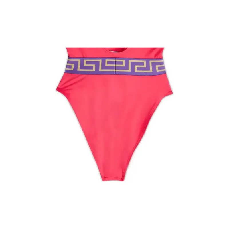 VERSACE One-piece Swimsuit Women's Red-3