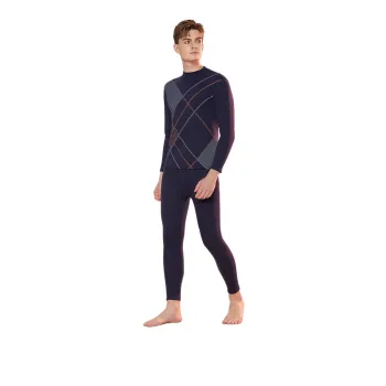 Red bean Men Thermal Sets