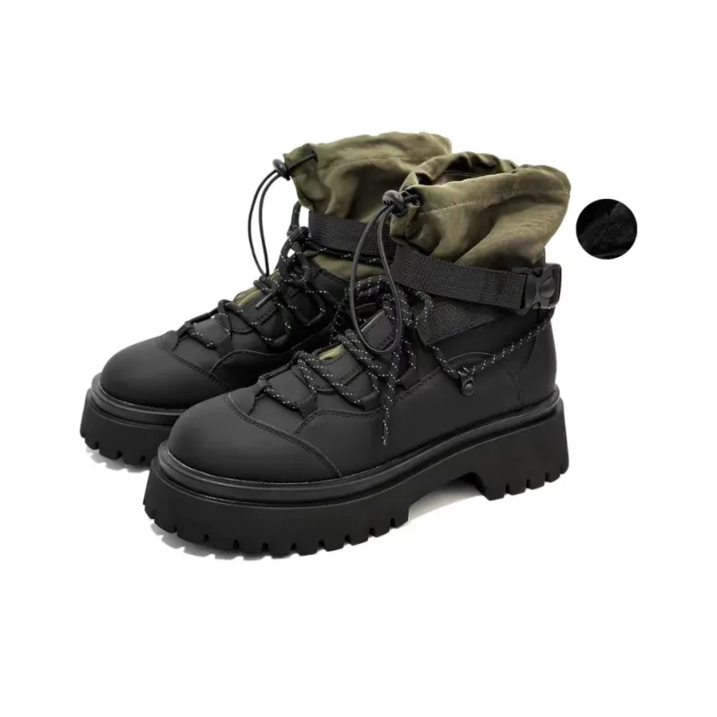 Xiwencha Short Martin Boot Unisex-13