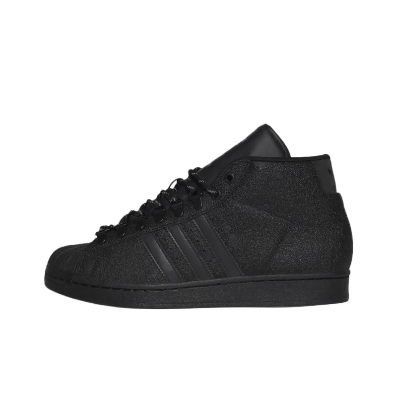 Pro Model Adidas Originals Mid 'Triple Black Textured'-0