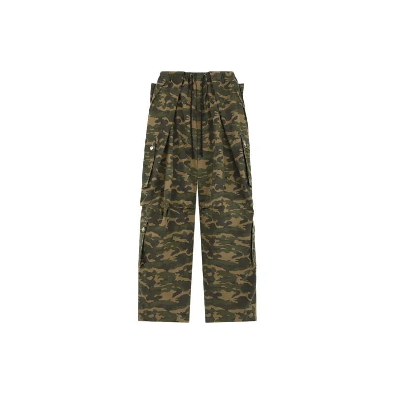WE11DONE Cargo Pants Men Camouflage-1