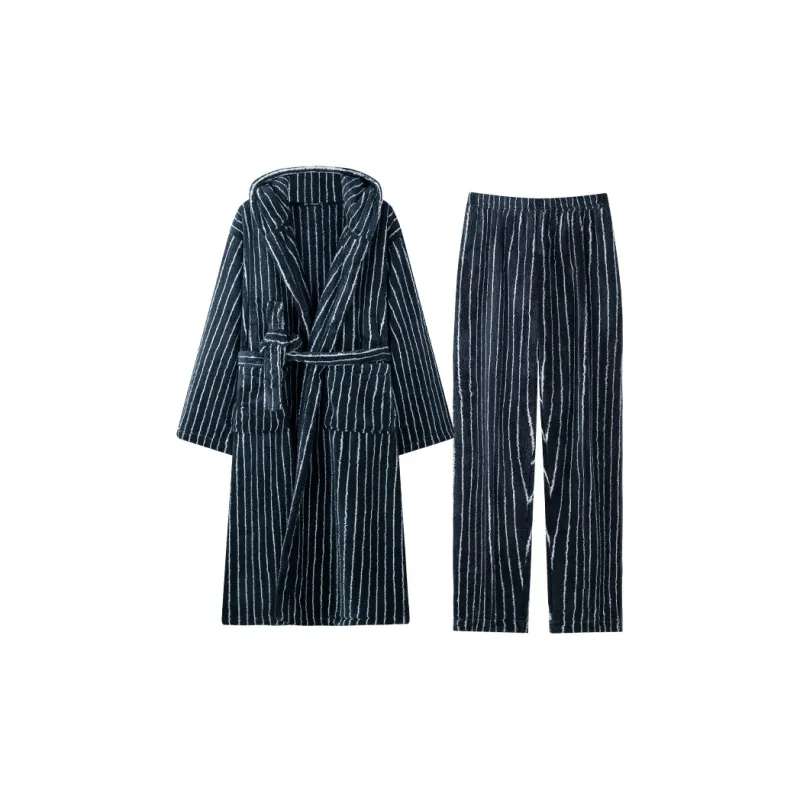 MEITENG Pajama Set Autumn And Winter Season Unisex Image Color-0