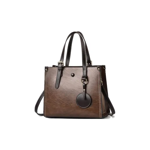 Bywhich PU Handbag Women's Brown