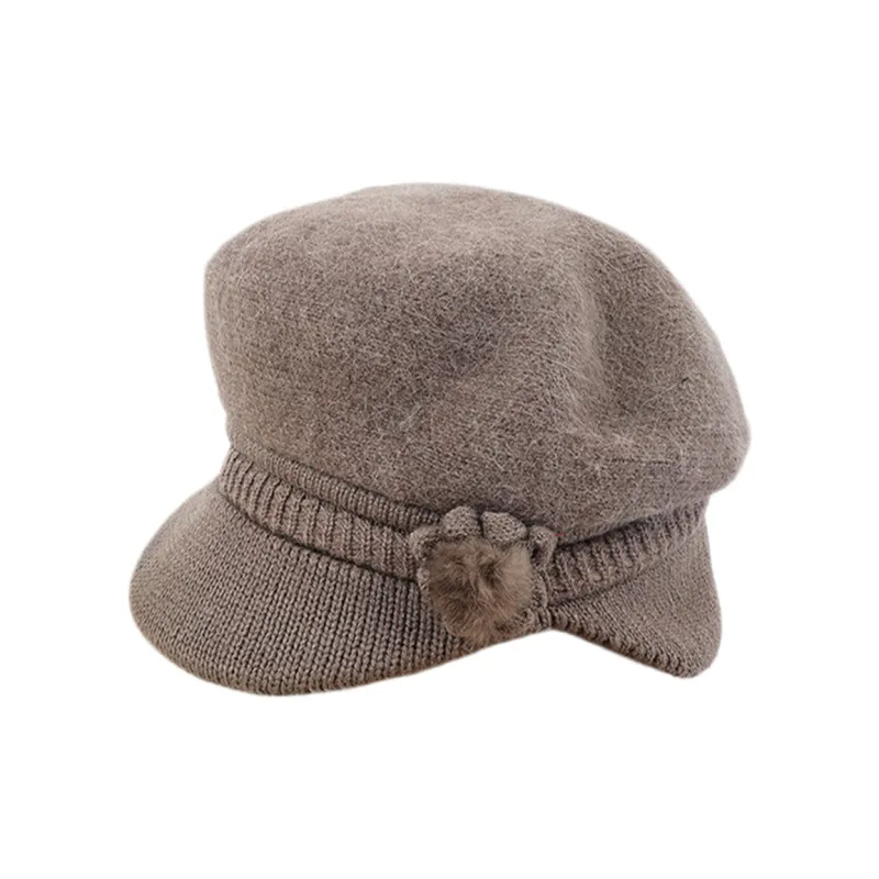 Top Melon Viscose Beanies Women's-1