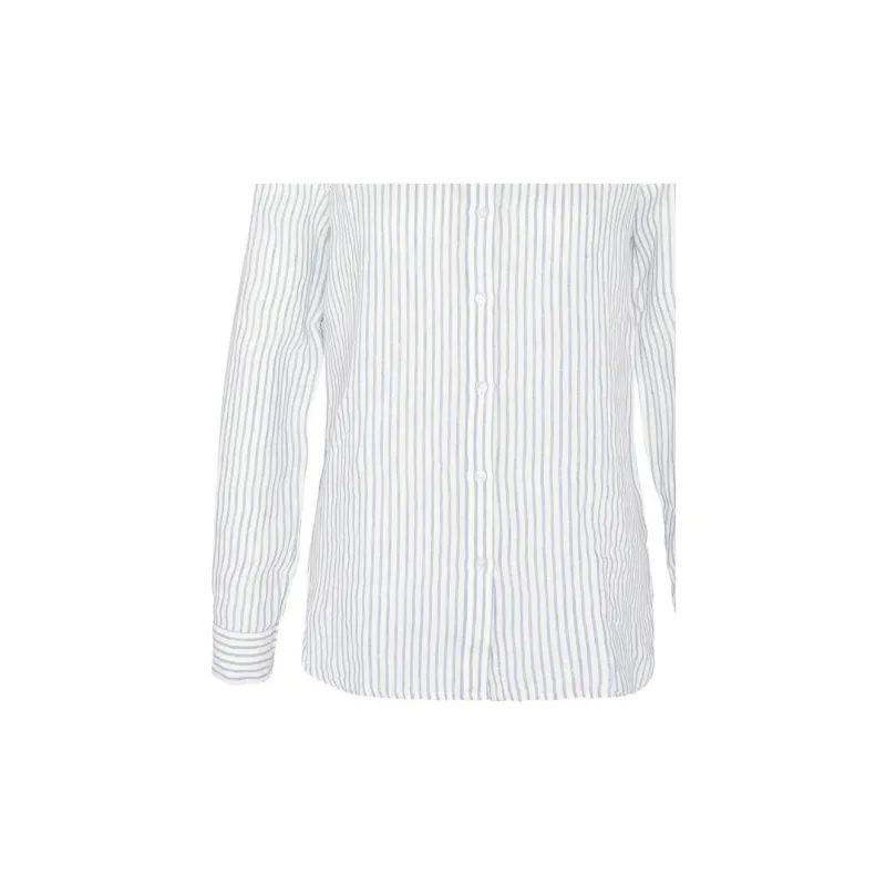BARBOUR Marine Striped Linen Shirt-2