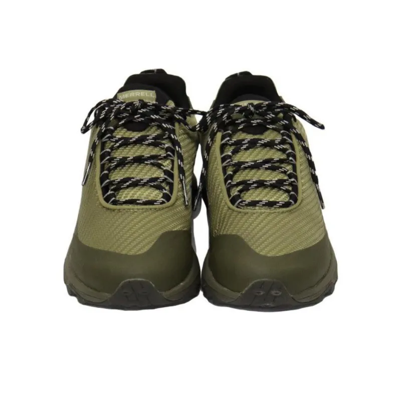 MERRELL Moab Speed Anti-Slip Wear-Resistant Low-Top Trail Running Running Shoes Men's Army Green-2