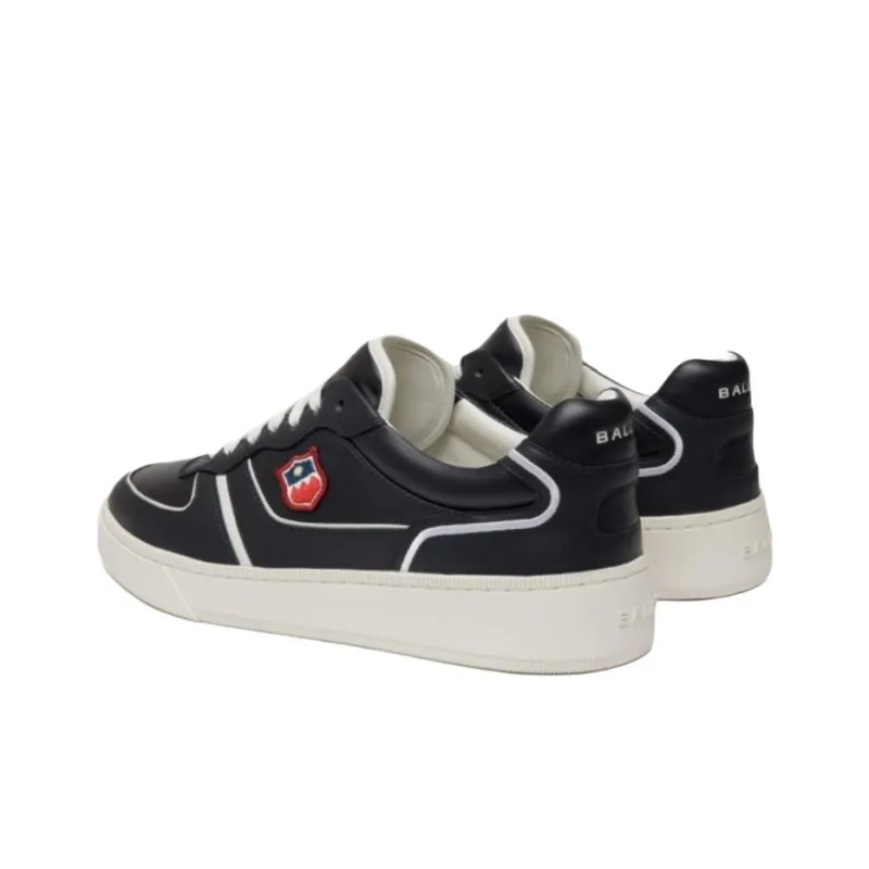 BALLY Raise Series Low Top Skateboard Shoes Men's Black-4