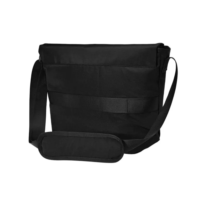 Skechers Fabric Messenger Bag, Shoulder Bag, Crossbody Bag Regular Unisex Carbon Black-4