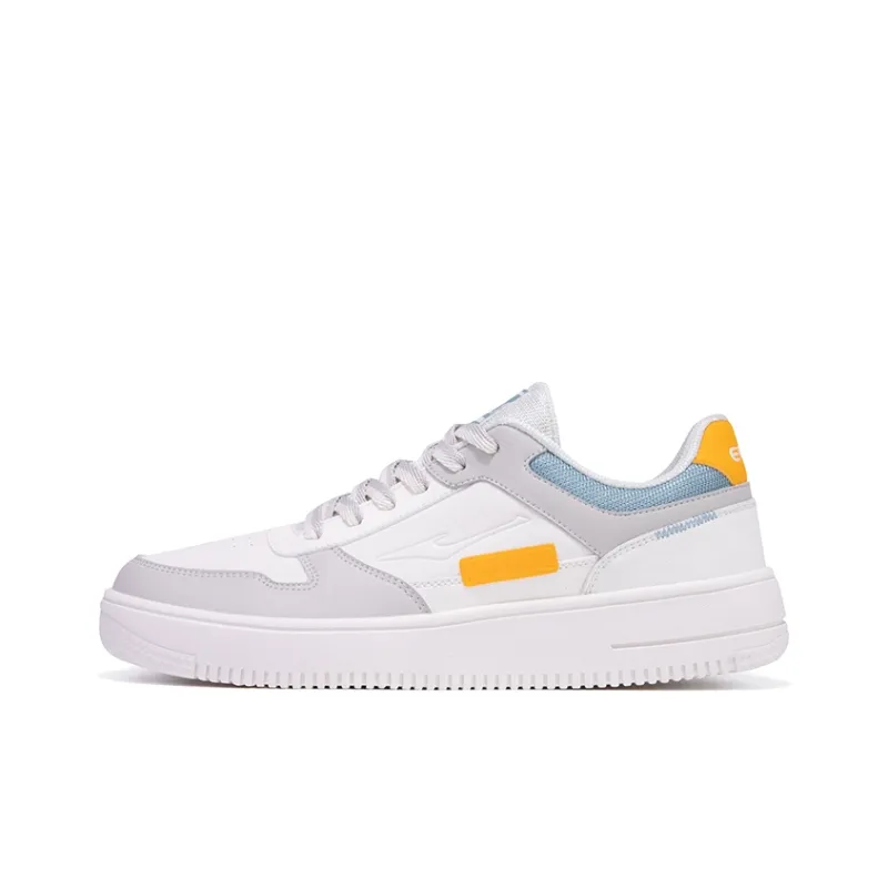 Erke Anti Slip Wear Resistant Low Top Skateboard Shoes Men's Blue-0