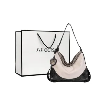 OCTSUI PU Shoulder Bag Regular Women's Off White/khaki
