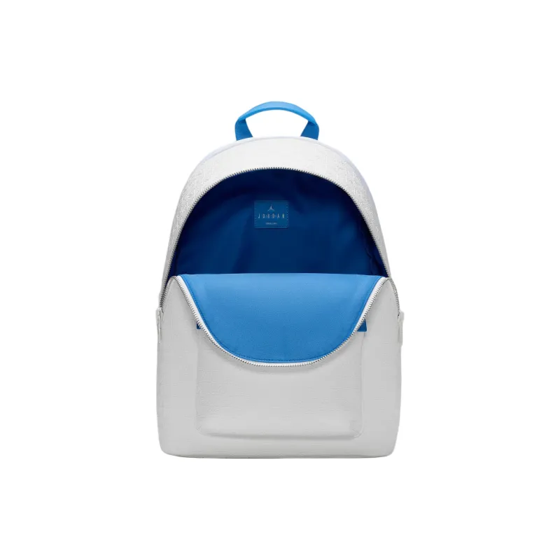 Jordan Polyurethane Backpack Large Size Unisex White-4