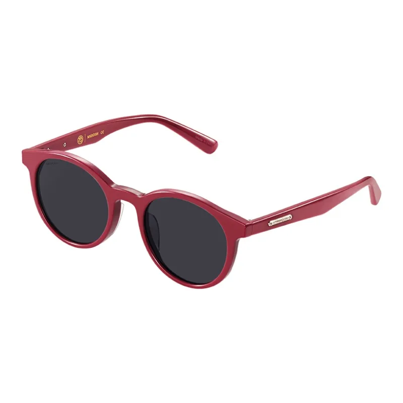 MUJOSH Plate Frame Round Sun Protection Sunglasses With UV Protection Unisex-11