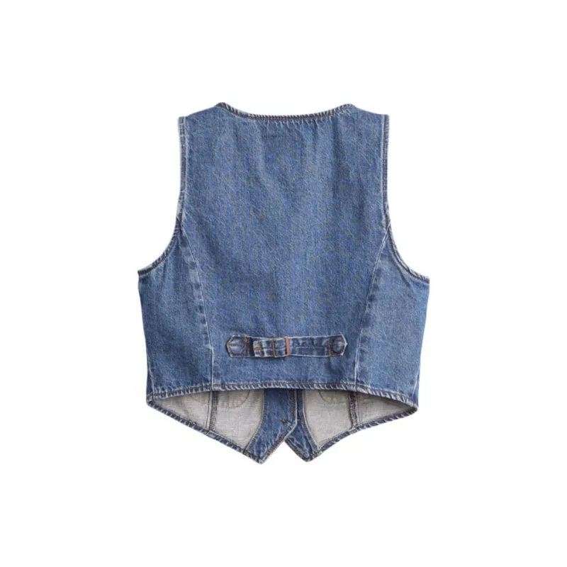 Levis Vests Women's Blue-1