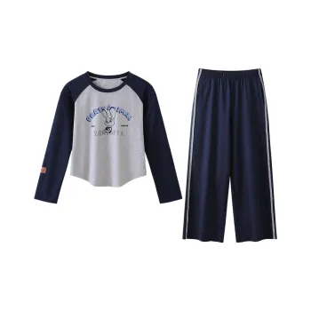 JINGYUN x Disney Pajama Set Women's Tranquil Blue