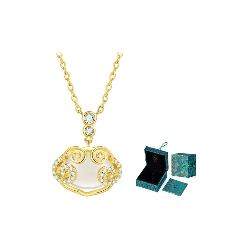 MAMADESHOUHU Chalcedony Jade Necklaces Women's-2