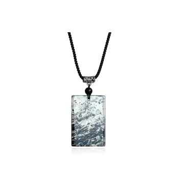 Tang Zhi Serpentine Jade Necklaces Unisex