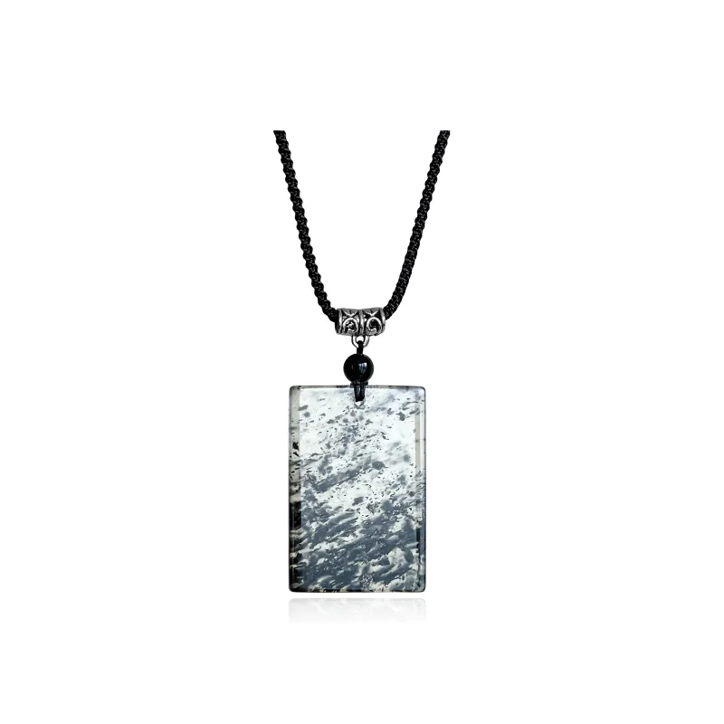 Tang Zhi Serpentine Jade Necklaces Unisex-0