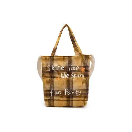 SUN ERATH&U Plush Tote Bag Shopping Bag Shoulder Bags Large Size Women's Red/Yellow