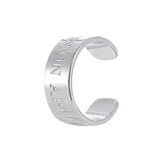 QIANFANGDAHUANGYE Titanium Steel Clip On Earrings Unisex
