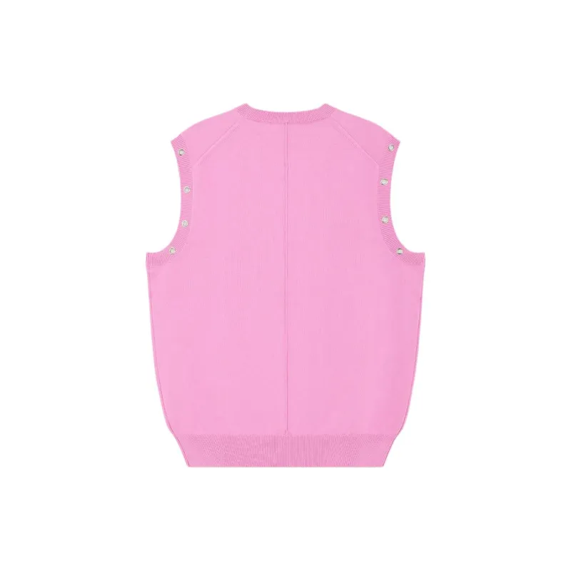 WE11DONE Tank Tops Men Pink-1