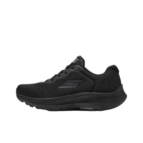 Skechers Go Run Consistent Anti Slip Wear Resistant Low Top Casual Running Shoes Men's Black