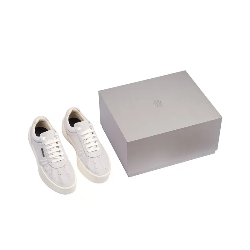 Anta Anti Slip Wear Resistant Low Top Skateboard Shoes Men's Light Smoke Gray-3