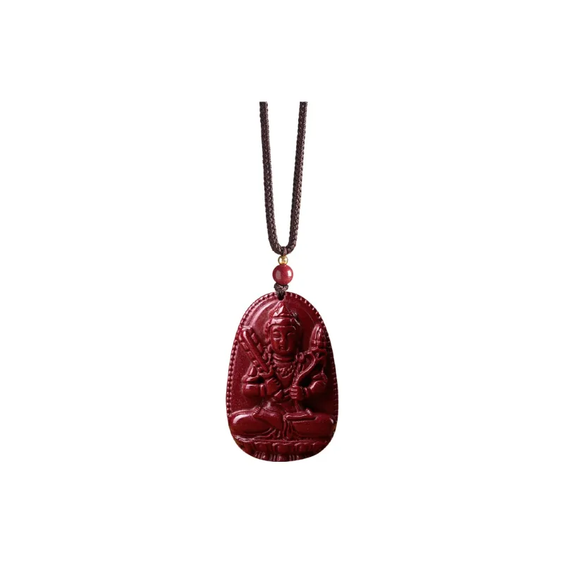 LOVING Reconstructed Cinnabar Necklaces Unisex-2