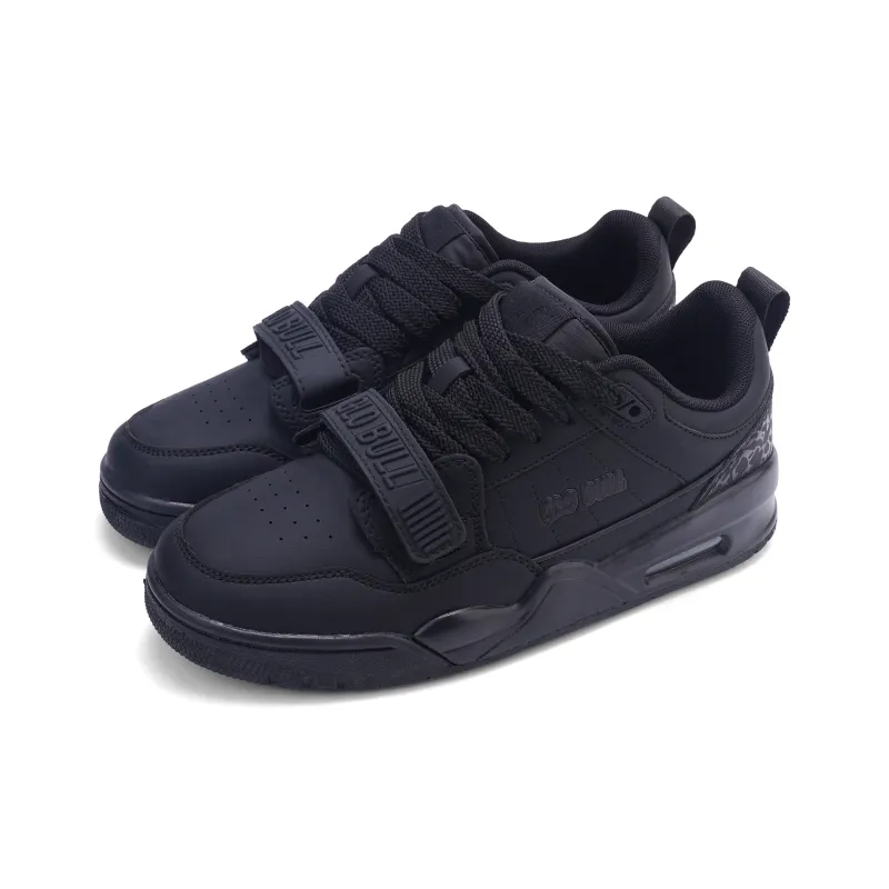 GLO BULL Skateboard Shoes Unisex Low Top Black-8