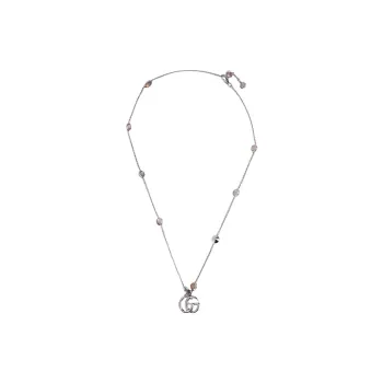 GUCCI Double G Mother Of Pearl Necklace