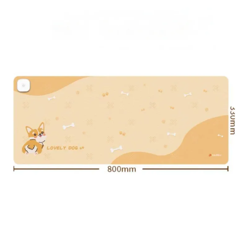 Dareu PVC Leather Material Heating Collection Smart Temperature Control Automatic Shut off Mouse Pads-3