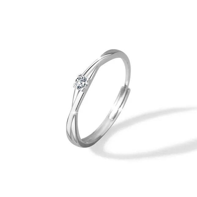 JITAIXIANG S925 Silver Rings Unisex-0