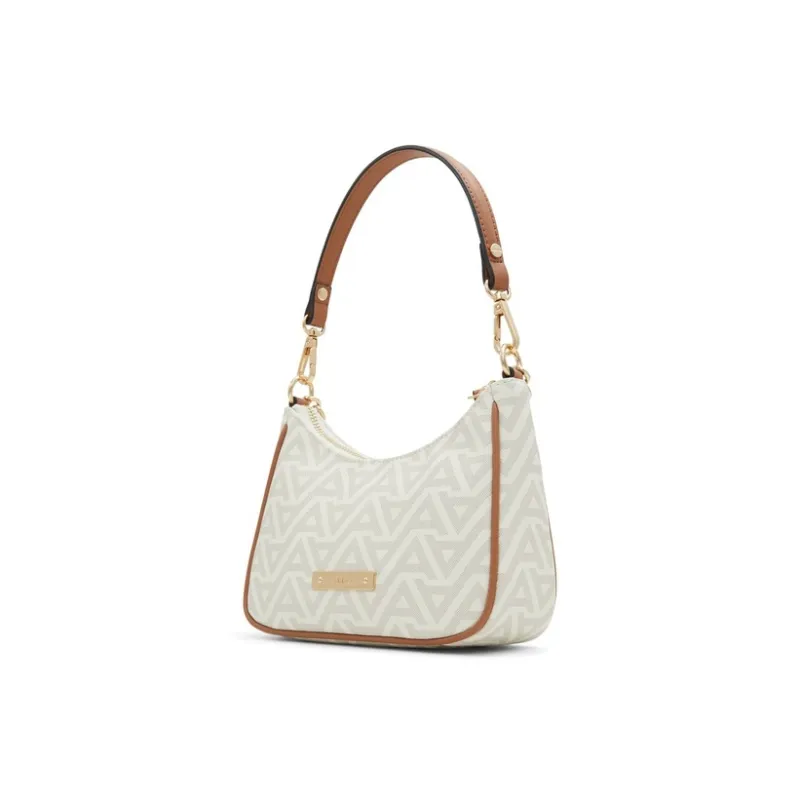 ALDO Artificial Leather Portable Underarm Shoulder Bag Trumpets Women's Mixed Color/Brown-1