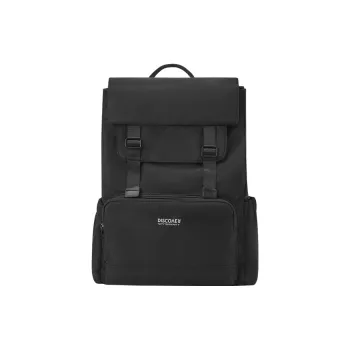 SEM/R Fabric Durable Lightweight Large Capacity Backpack Unisex Black