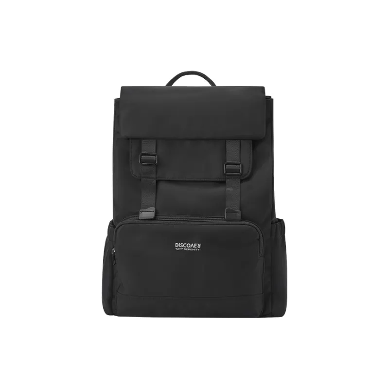 SEM/R Fabric Durable Lightweight Large Capacity Backpack Unisex Black-0