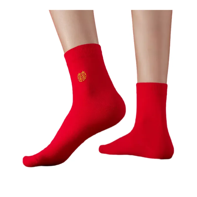 H-YXIANG Mid-Calf Socks Unisex 2 Pack-16