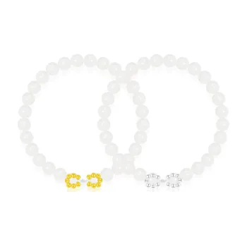 Cuz Strange Intention White Jade Bodhi Bracelets Women's
