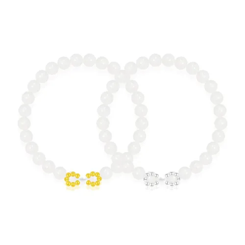 Cuz Strange Intention White Jade Bodhi Bracelets Women's