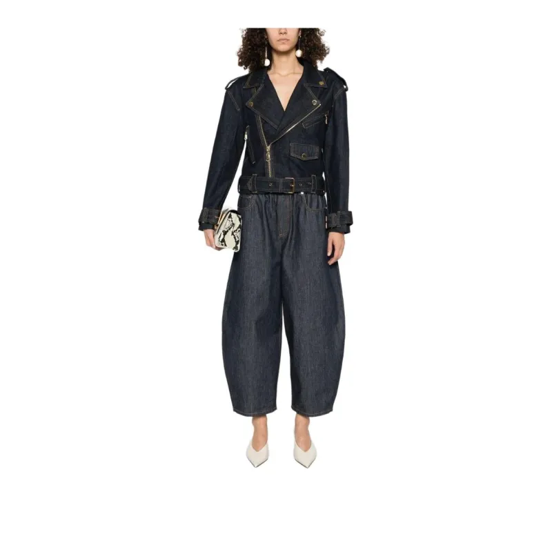 Zimmermann Crush Denim Biker Jacket-1