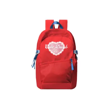 LOVVVVE Polyester Backpack Backpack Backpack Travel Bag Unisex Red