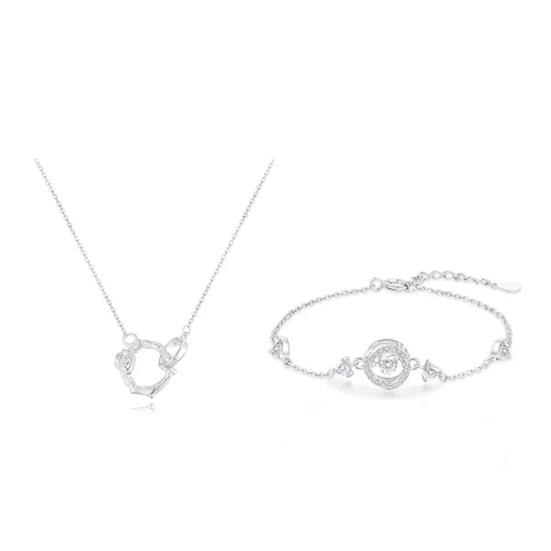 FORCHI Sterling Silver Necklaces Women's Couple Anniversary Birthday-6