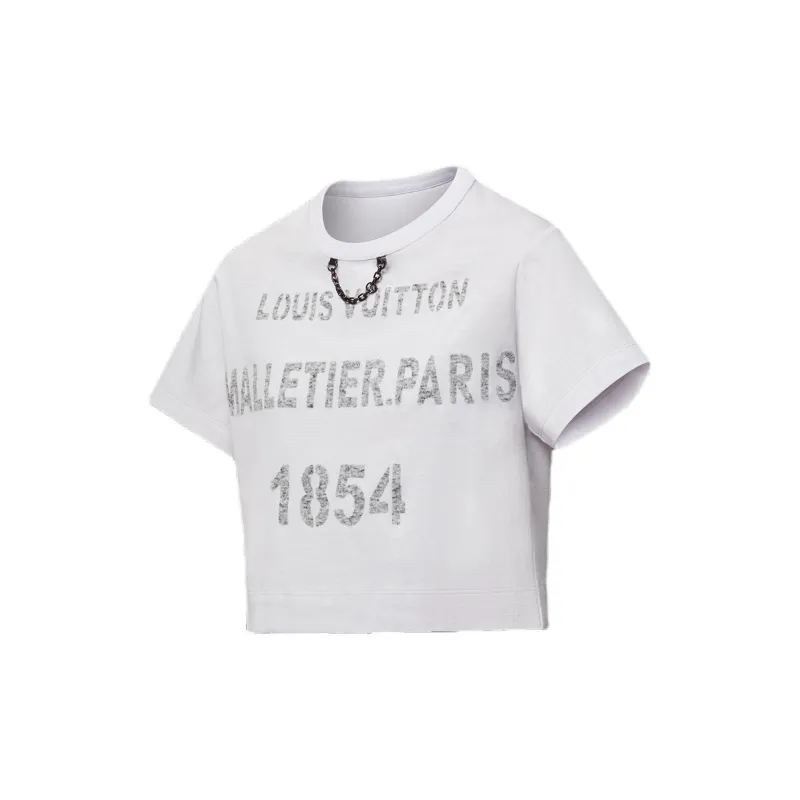 LOUIS VUITTON Stencil Signature Crop Top-2