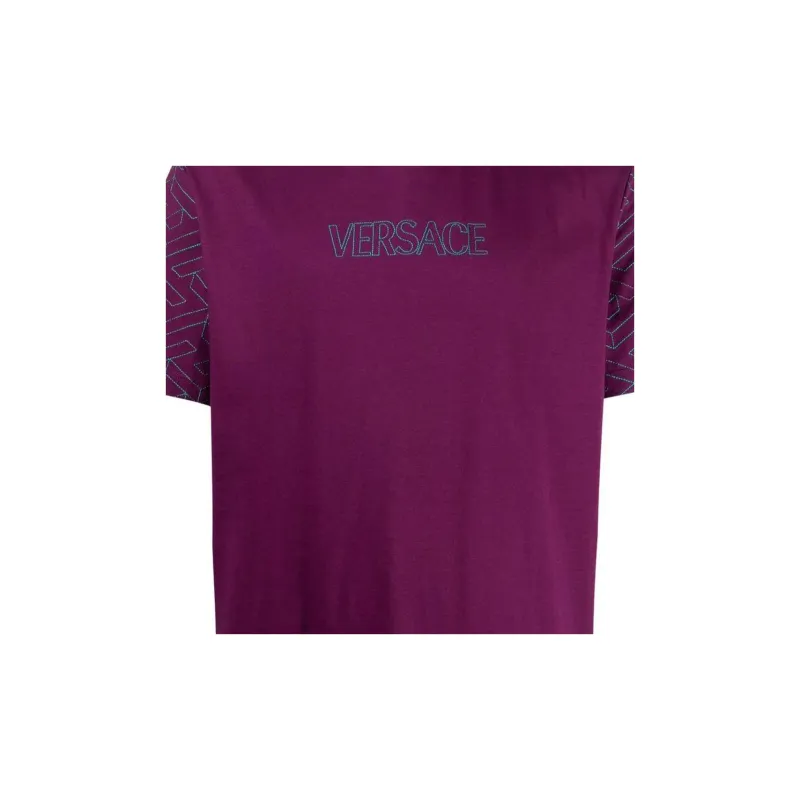 VERSACE T-Shirts Men Purple-4