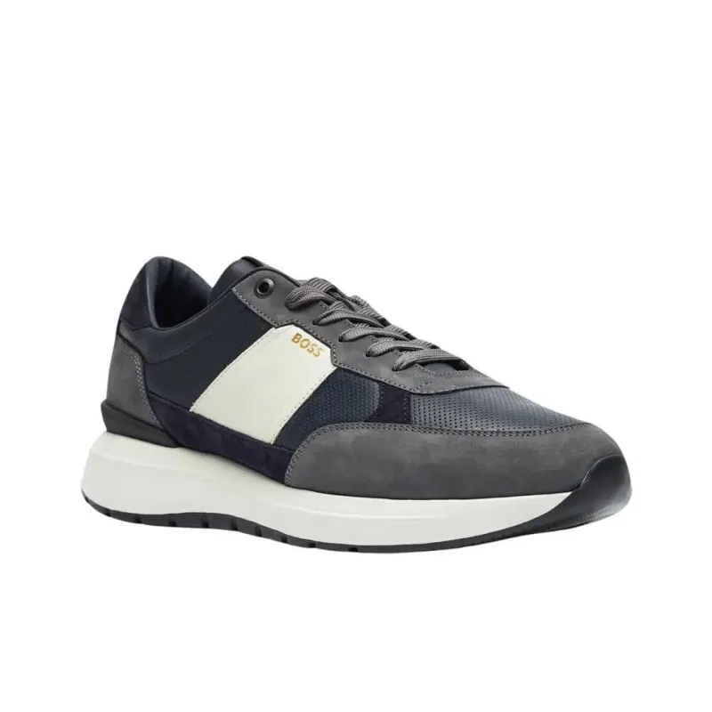 HUGO BOSS JACE Low Top Casual Shoes Men's Gray-2