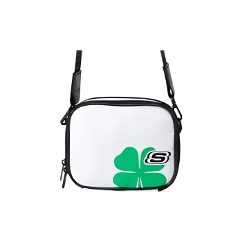 Skechers Fabric Small Square Bag, Crossbody Bag, Shoulder Bag Regular Unisex White