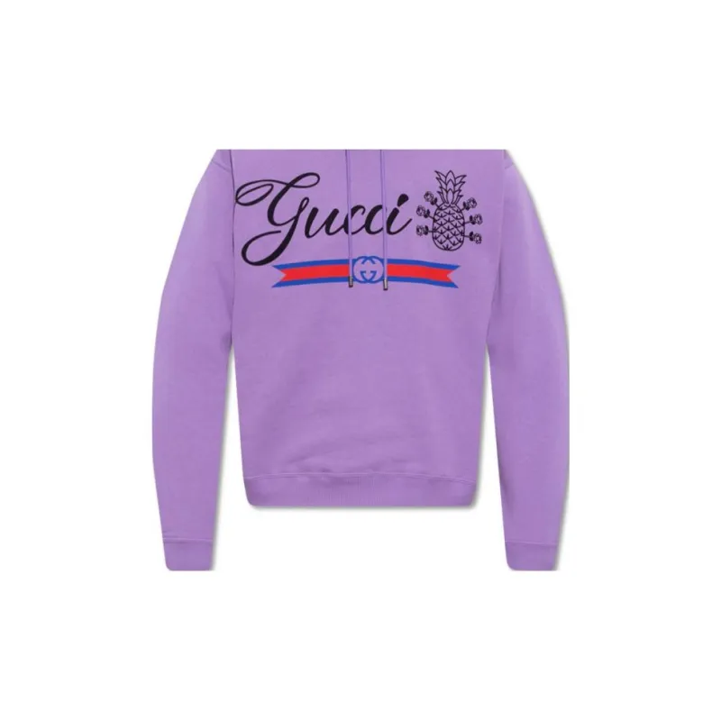 GUCCI Pineapple SS23 Sweatshirt Men's Purple-6