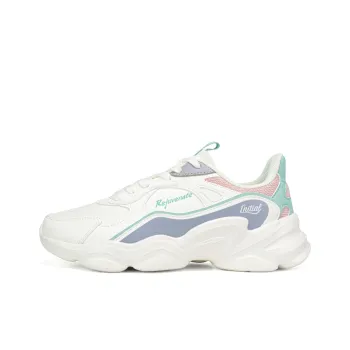 361° Wear Resistant Running Shoes Women's White Purple